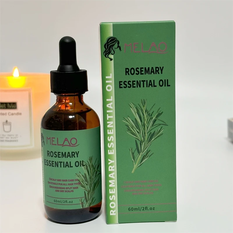 Private Label Natural Organic Rosemary Essential Oil Women Black Hair Care Products Rosemary Oil Hair Growth