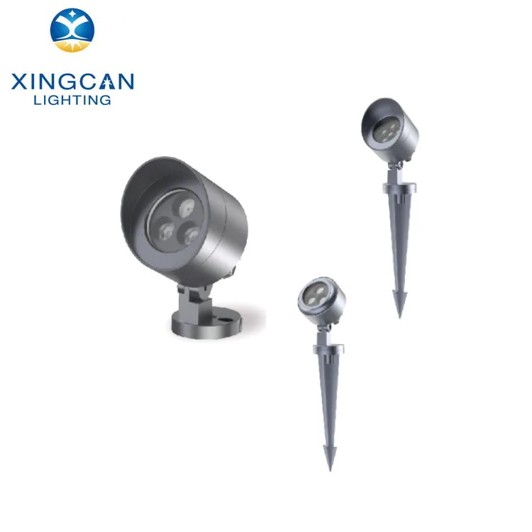 IP65 3000K 220V DC24V Outdoor waterproof ground lights 6W 9W 18W 36W 72W Garden spike lawn lights
