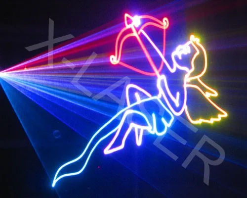 Amazon Laser Light Hot dj Stage Light RGB Animation Holographis 3D LED Party Laser Light Projector