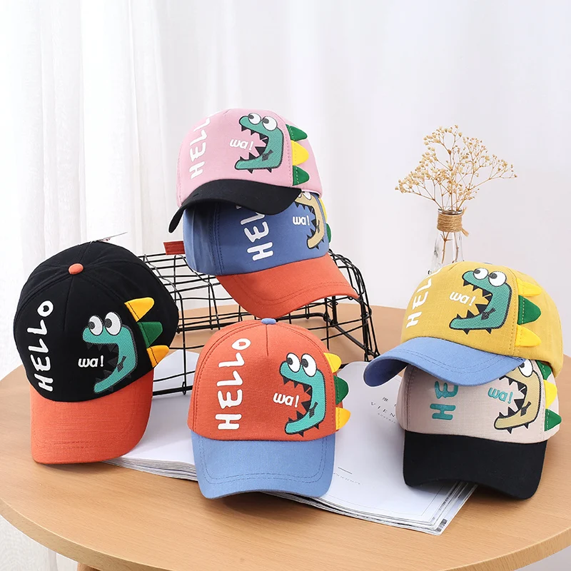 KinLing ODM Chapeau  Trucker Hat Custom  Cute  Baseball Sports Caps  Cartoon Hat For Children