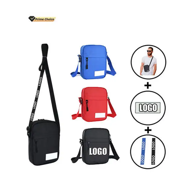 Custom Fashion Long Strip Single Cross Bags for Women Lady Shoulder Mens Custom Men Crossbody Bag Men Nylon Messenger Bags