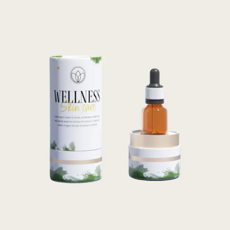 Fully Customizable Wholesale Biodegradable Kraft Food Grade Paper Tubes Packaging Gift Handicrafts Cosmetic Round Cylinder