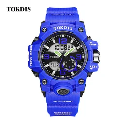 TOKDIS T-904  Couple Digital Watch digital japan movt pocket durable watch private label men original brand name watches for boy