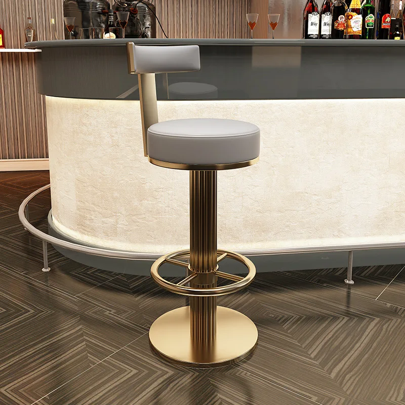 Бесплатный образец, поворотный стоячий стул, барный высокий стул, металлический барный стул