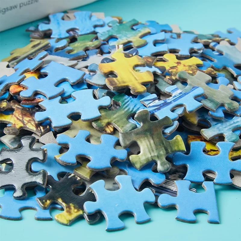 Hot sale Custom Made Puzzle 500 1000 4000 5000 Pieces Jigsaw Puzzles For Adult