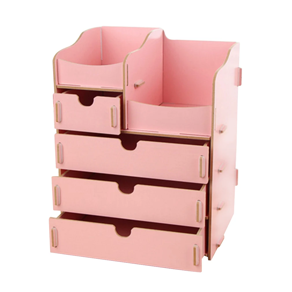 Wholesale Modern Pretty Led Mirror Makeup  Storage Box  Makeup Organizer