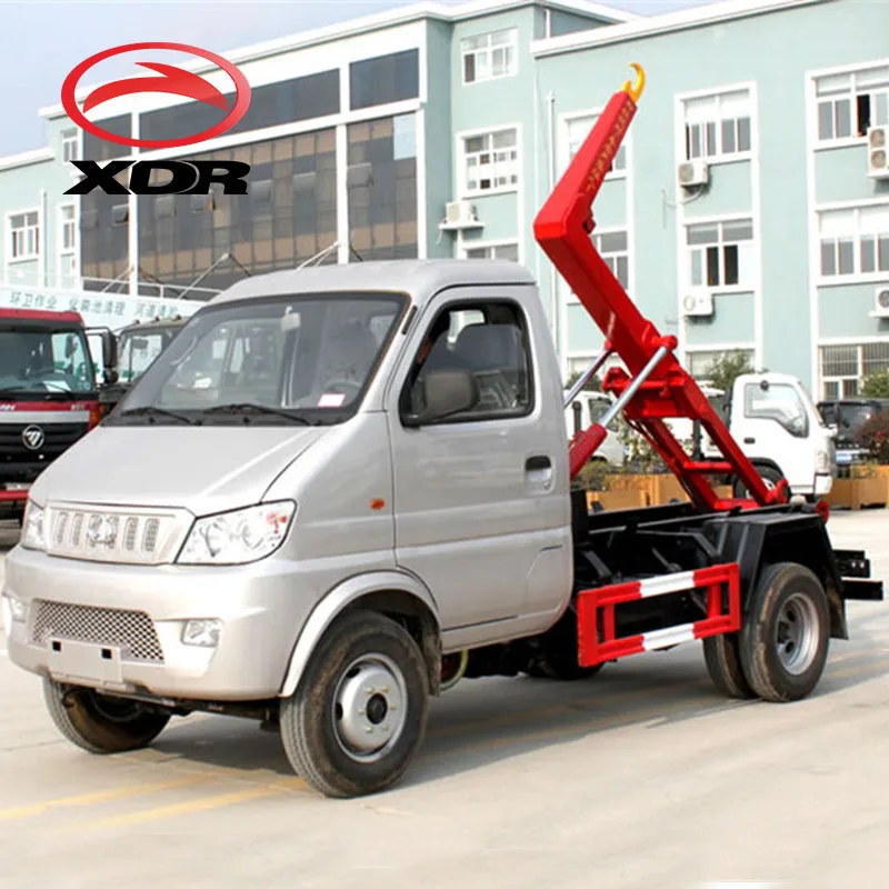 Mini Hook Lift Garbage Truck Hydraulic Arm Garbage Truck