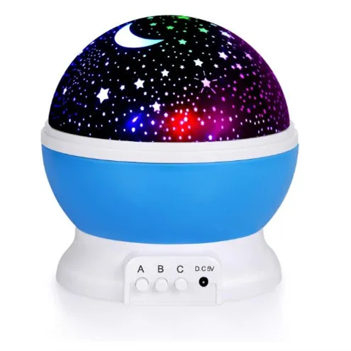 Room Decoration Galaxy Projector Manual Button Lighting Music Dimmable Rgb Night Light For Kids