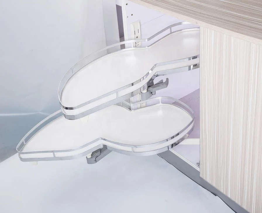 blind corner shelves cabinet kitchen pull out basket swing corner tray magic corner