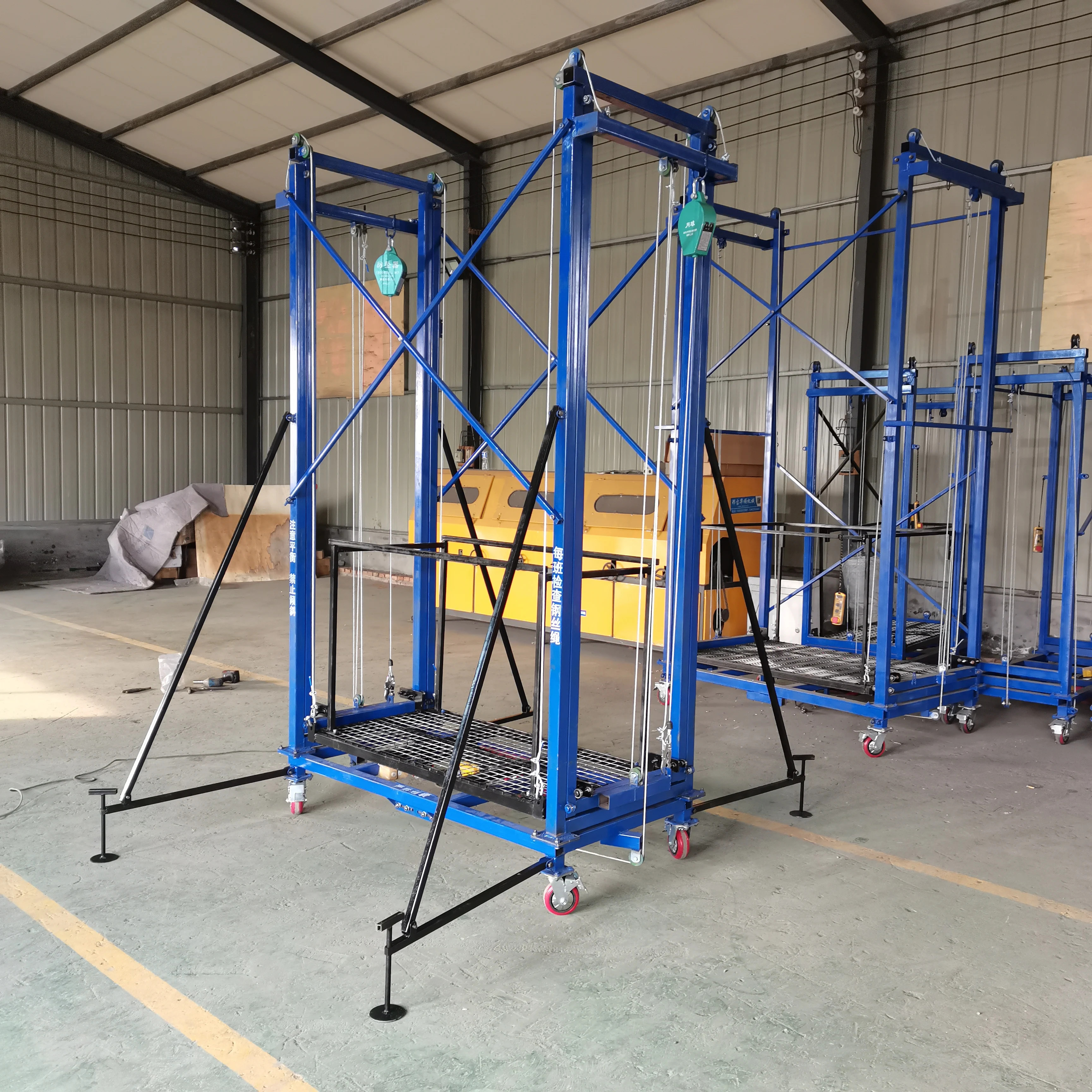 200-500kg Loading Capacity Electric Scaffold Lift Mobile Electric Lifting Scaffold 6/8/10m Electric Scaffolding