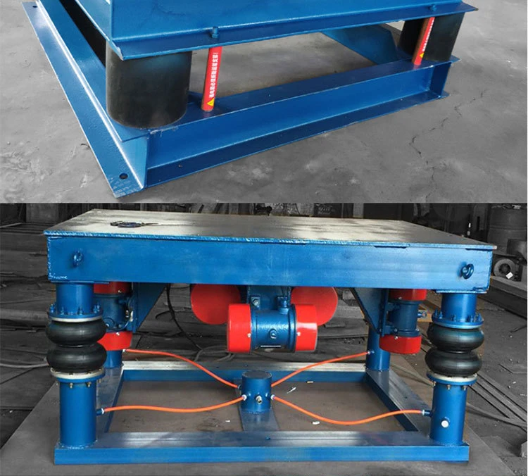High effective cement vibro table concrete automatic shaking table for paving brick