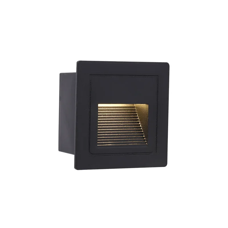 Hot-selling 3W 5W Indoor Outdoor Staircase LED Wall Lamp Step Light Waterproof Recessed LED Stair Wall Light