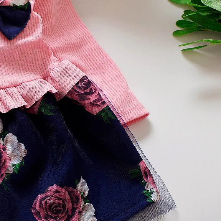 Kids Clothing Wholesale Kids Toddler Little Child Babies Cotton Tulle Girls White Dress Autumn And Winter For Children Girl