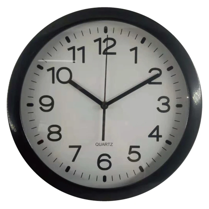 Modern Kitchen Custom Decor Sublimation Battery Operated quartz metal frame round wall clock For Home Pendule