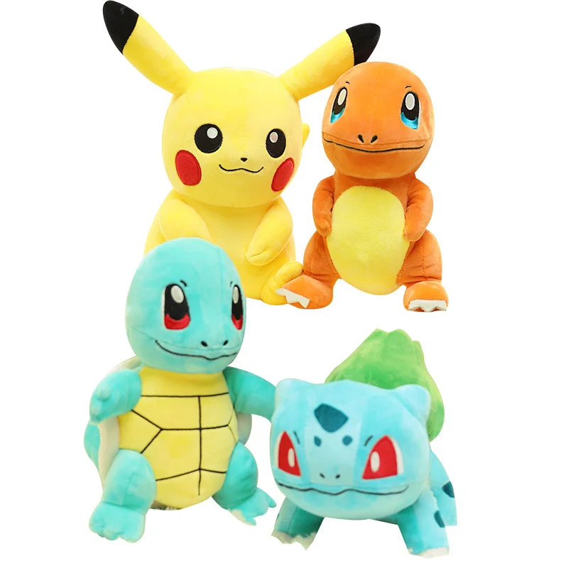 20cm Various Soft Type Stuffed Animals Plushie Peluche Toys Charmender Squirtle Bulbasaur Plush Toy