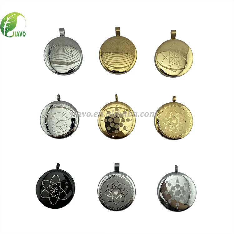 Metal Steel Energy Quantum 4 In 1 Price Pendant With Germanium Far Infrared Negative Ion Stone
