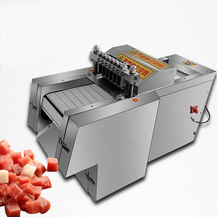 Automatic Frozen Commercial Beef Pork Chicken Cube Cutter Dicing Price Sale Meat Cutting Machine