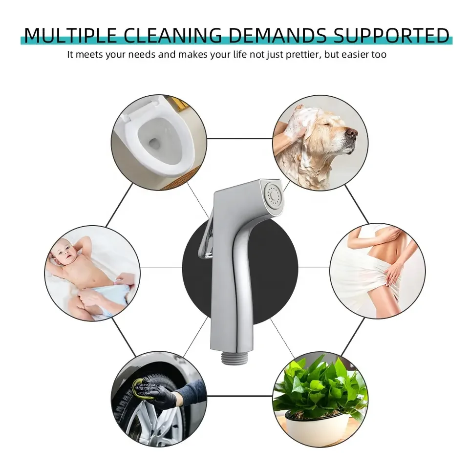 Hot-sale Bathroom Muslim Shower Shattaf Gun Suit Toilet Bidet Shower Spray