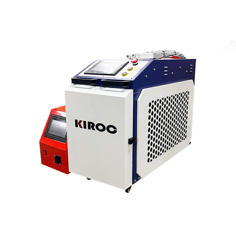 KIROC  Hand Held 1500w 4 in 1 Fiber laser Cleaning Cutting  Welding and Clean seam new machine in 2024