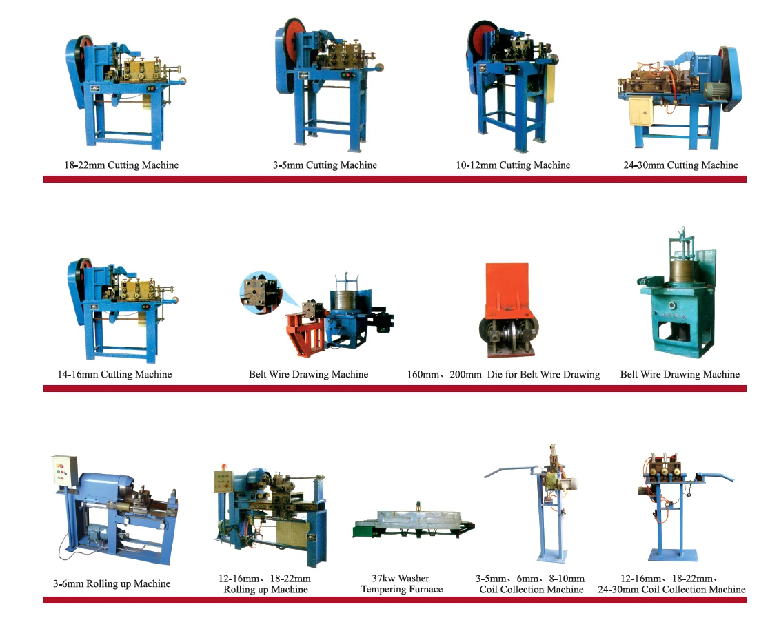 M10-12 cutting machine spring washers making machine