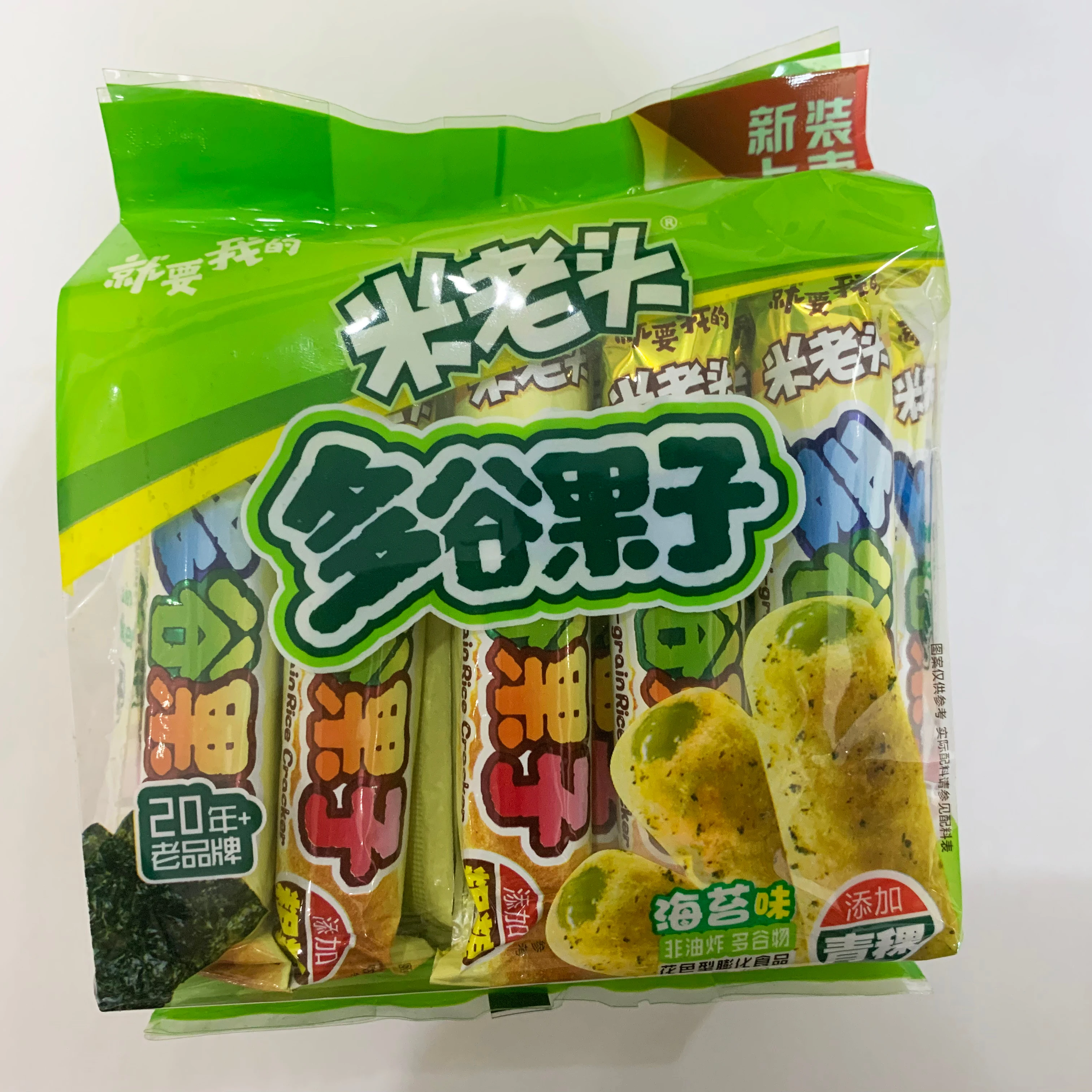 Luscious Baked Sweet Normal Multi-grains Rice Cracker Dried Sweet Snacks Puffed Snack