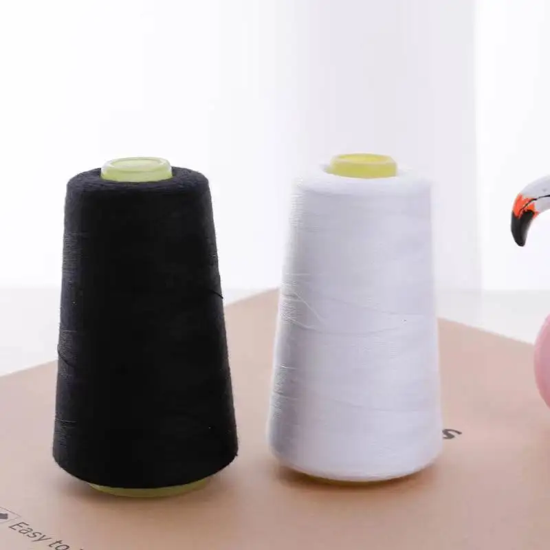 In Stock Wholesale Hilo Solid Color Dyed Spun 100% Polyester Yarn With Different Colors 40/2 Polyester Sewing Thread