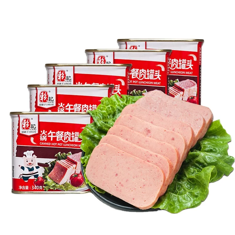 
Professional Manufacture Cheap Nutrition Food Canned Beef Hot Pot Luncheon Meat Tin Cans 