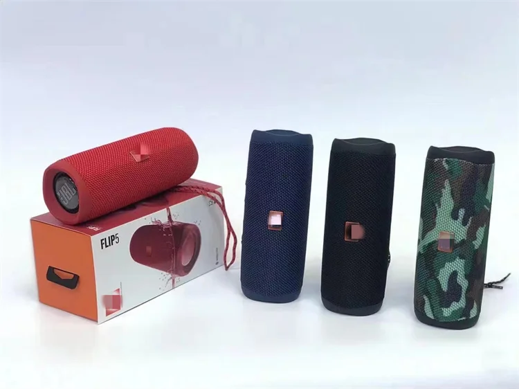 2020 Amazon Top Sale 1:1 High Quality Original Flip 5 Smart Wireless Mini Speaker Outdoor Waterproof Portable Speaker Flip 5