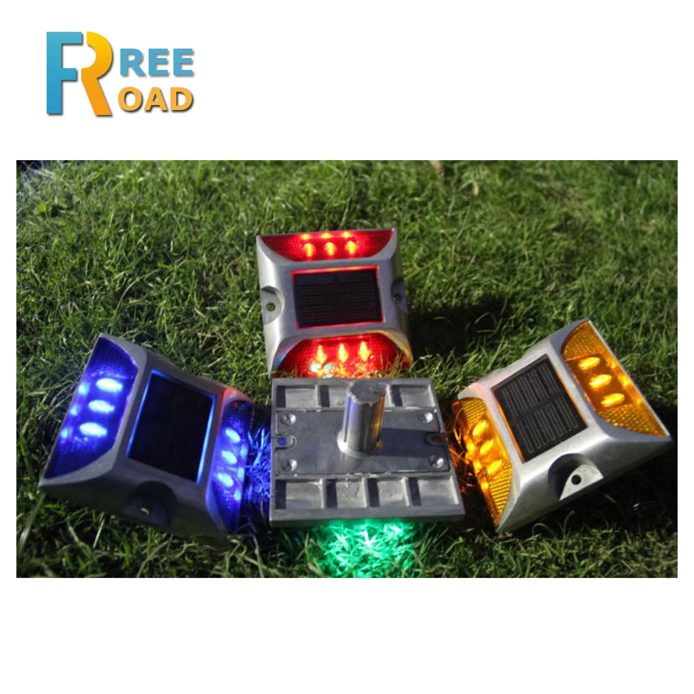 IP68 Waterproof 6LED Aluminum cat eye solar traffic road stud