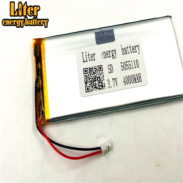 Разъем 2,0-2P 3,7 V 4000mah 5055110 литий-полимерная аккумуляторная батарея