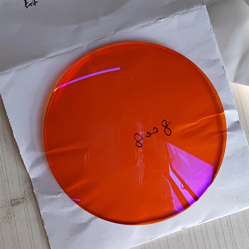 8009 99% blue block lens Orange Red CR39  Anti Blue Cut Lens 99.9% 100% Blue Light Blocking optical lenses