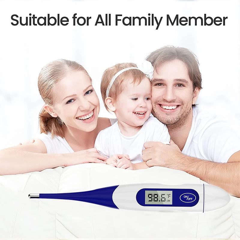 Oral Underarm Armpit Rectal Test Baby Child Kid Adult Fever Flexible Probe Clinical Basal Digital Thermometer