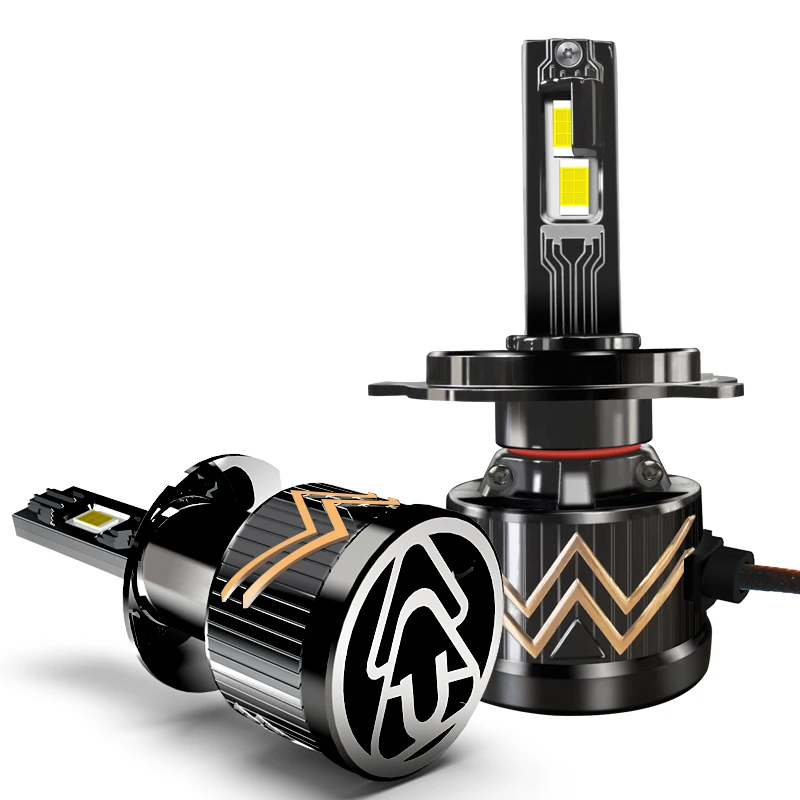 Good quality other V65 auto lighting system 12V h4 CSP led headlight high power 65W car LED headlights