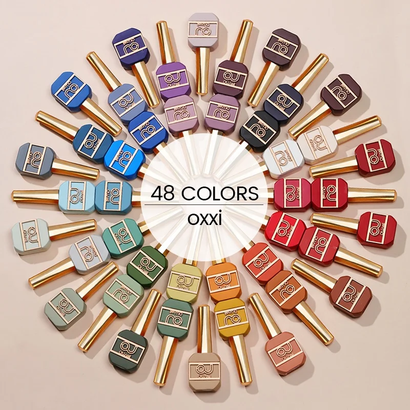 Oxxi Vegan Bottle High Quality Suppliers Product Nail Polish Gel Kits Pretty Best Pastel Glamour Gel UV for Nails Sets Green Gel