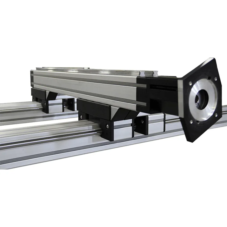 Double Line Rail Aluminum Profile Electric CNC Slide Linear Guide