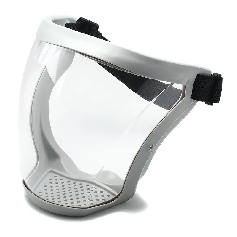 Factory Direct Hot Sale Full Face Shields Transparent Durable Protective Facial Goggles Anti-fog Anti-scratch for Industrial Use