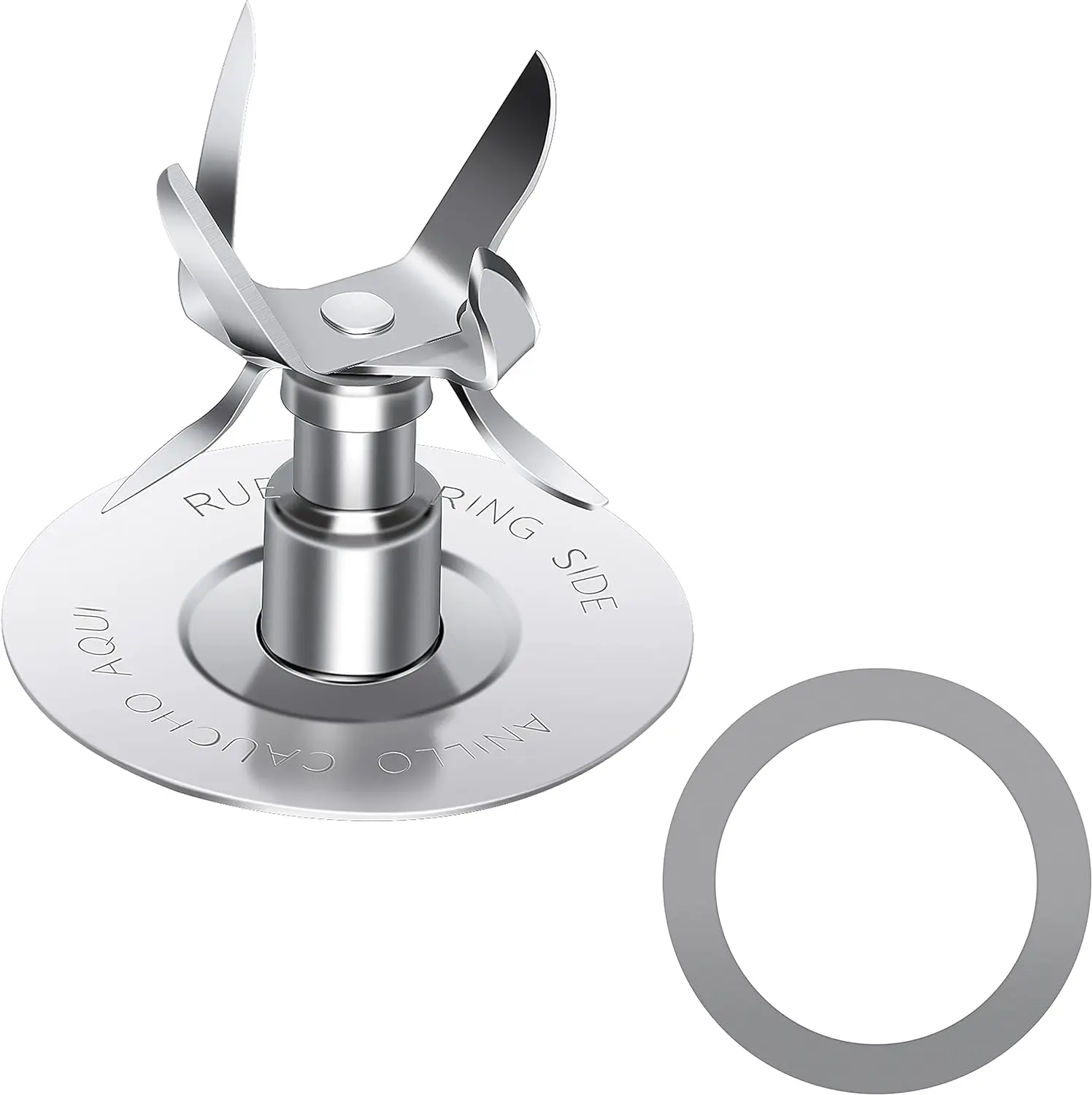 Replacement Parts Compatible with Oster Osterizer Blender- 6 Point Fusion Blade 4980 with Rubber Seal Gasket