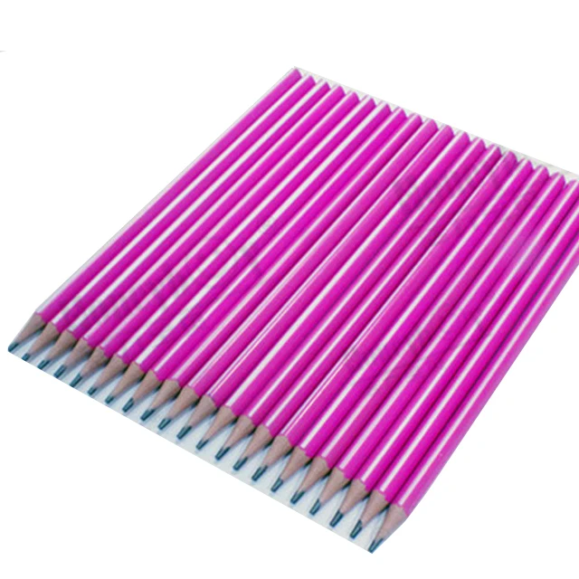 
New sharpened wood free plastic hb pencil for students 