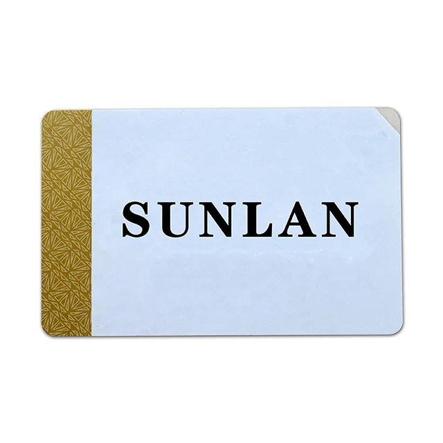 SUNLANRFID LOW MOQ MIFARE MIFARE 1K chip smart nfc rfid blocking card from China