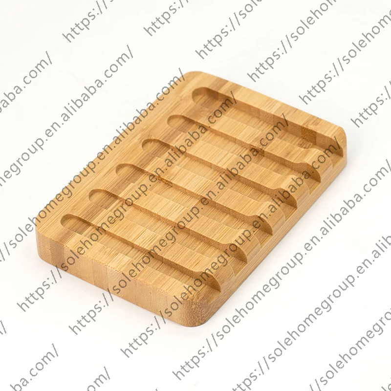 wooden soap case holder handmade natural rectangular wood soap dish holder for kitchen bathroom sponge scrubber soap
