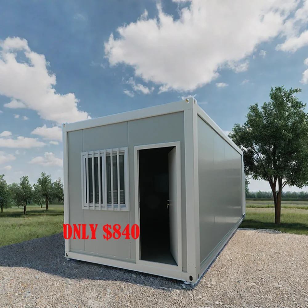 Prefabricated fast building portable china modular 20ft flat pack container house