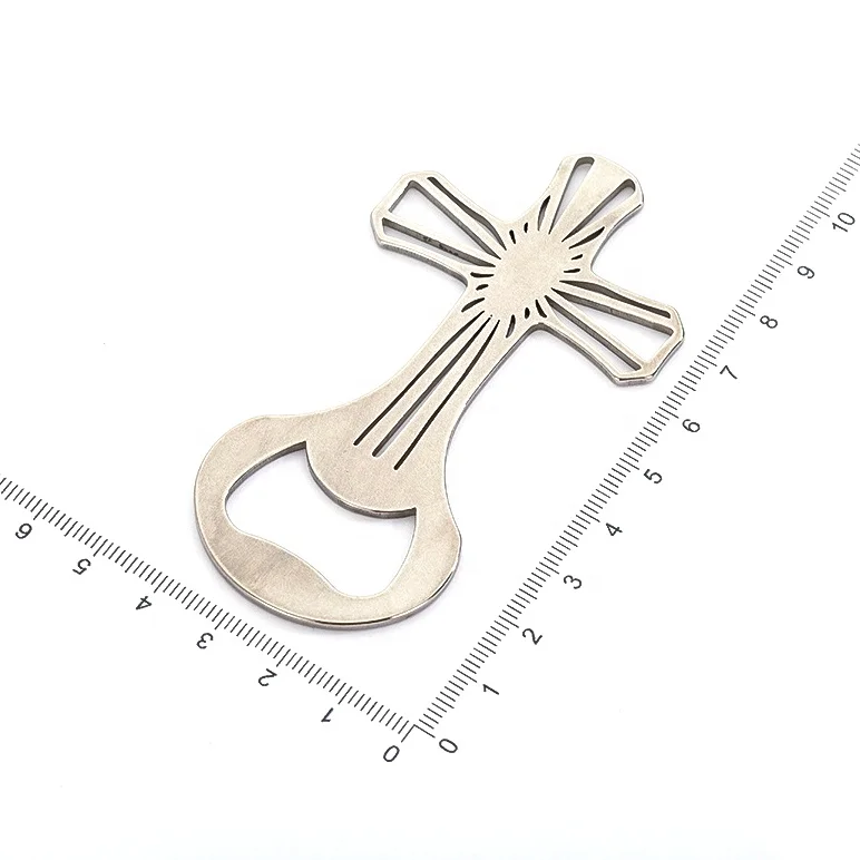 
New product ideas 2019 cross beer bottle and can opener novelty church religion kitchen accessories 