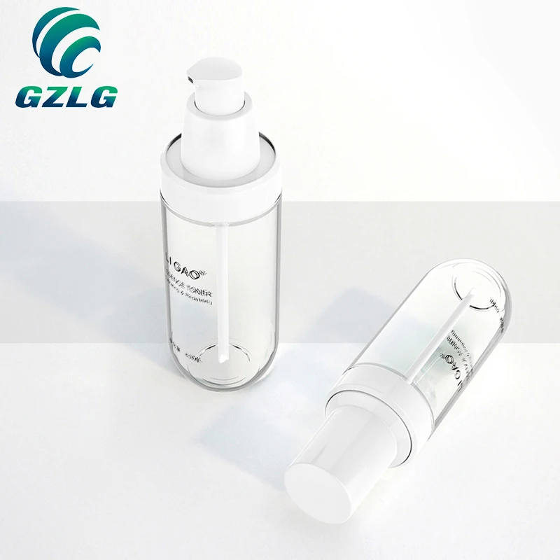 cosmetic  250 ml  500 ml Customized logo pet plastic lotion pump bottle lotion bottle with pump