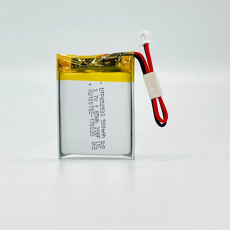 3.7v lipo battery flashlight pcb 500mah battery