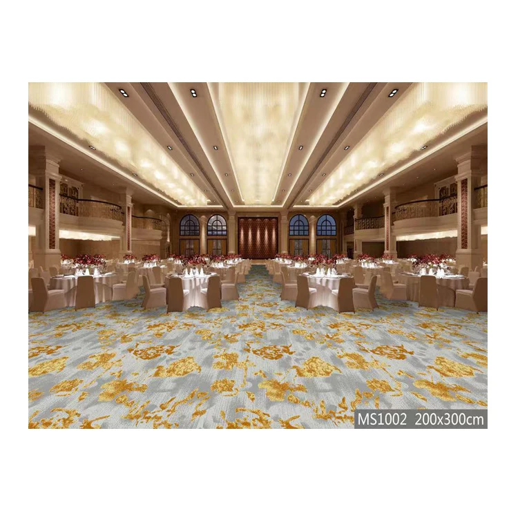 Xnuoao Custom fire resistant 1000g hotel corridor lobby cinema home bedroom wall-to-wall carpets floor carpet for banquet hall