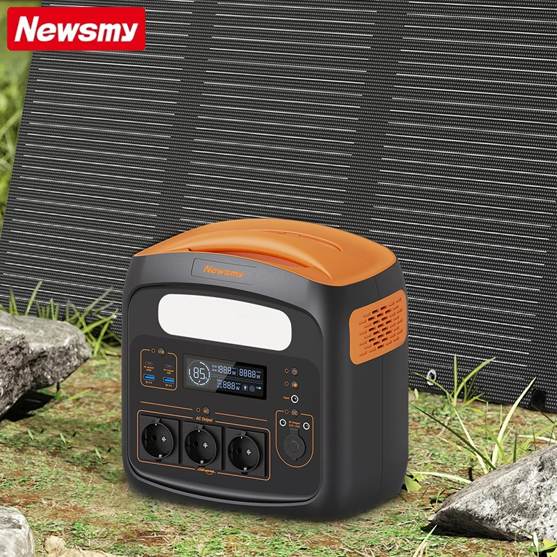 Портативная электростанция Newsmy DC to AC Power 180000mAh PD100W 220V выход портативная для наружного кемпинга 700W