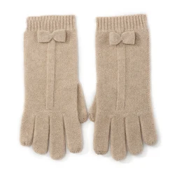 2019 Classical Design 100% Womens Cashmere Gloves