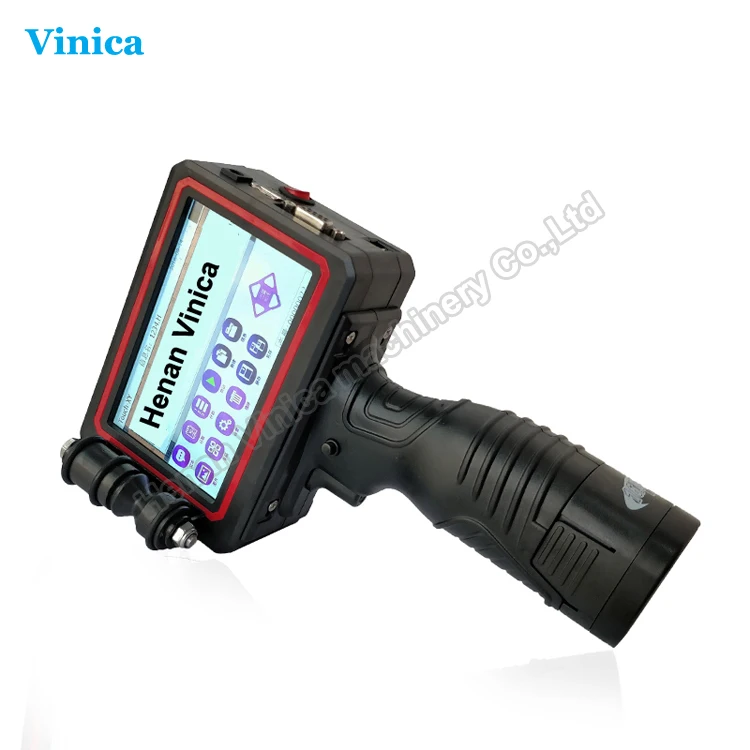logo bar code handheld intelligent inkjet printer