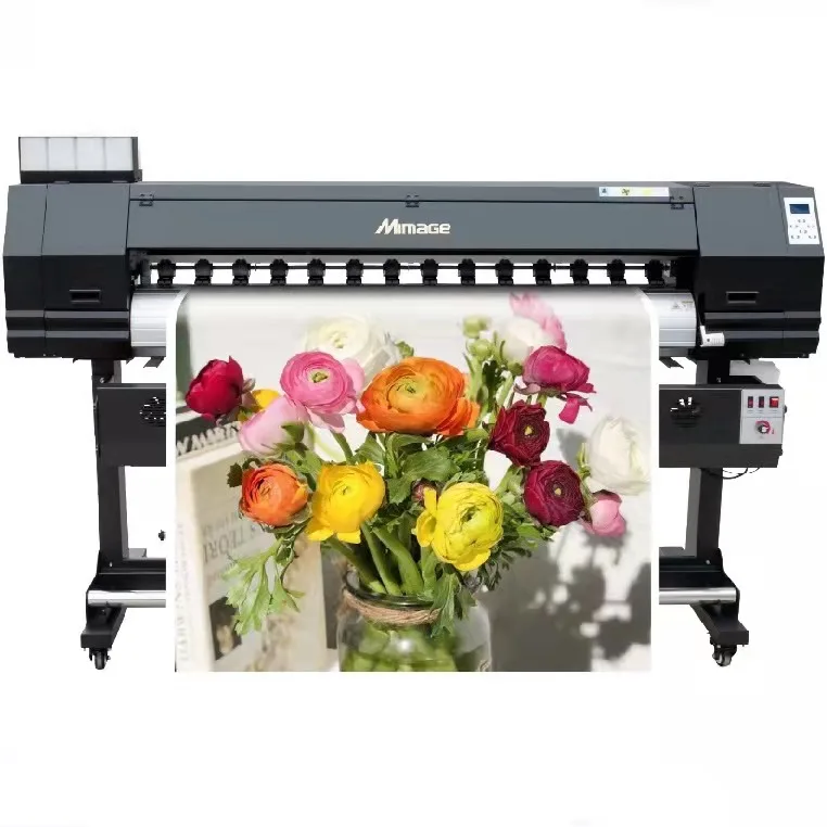 Mimage 1.6M 1.8m eco solvent Large format printer with XP600 DX5 printhead