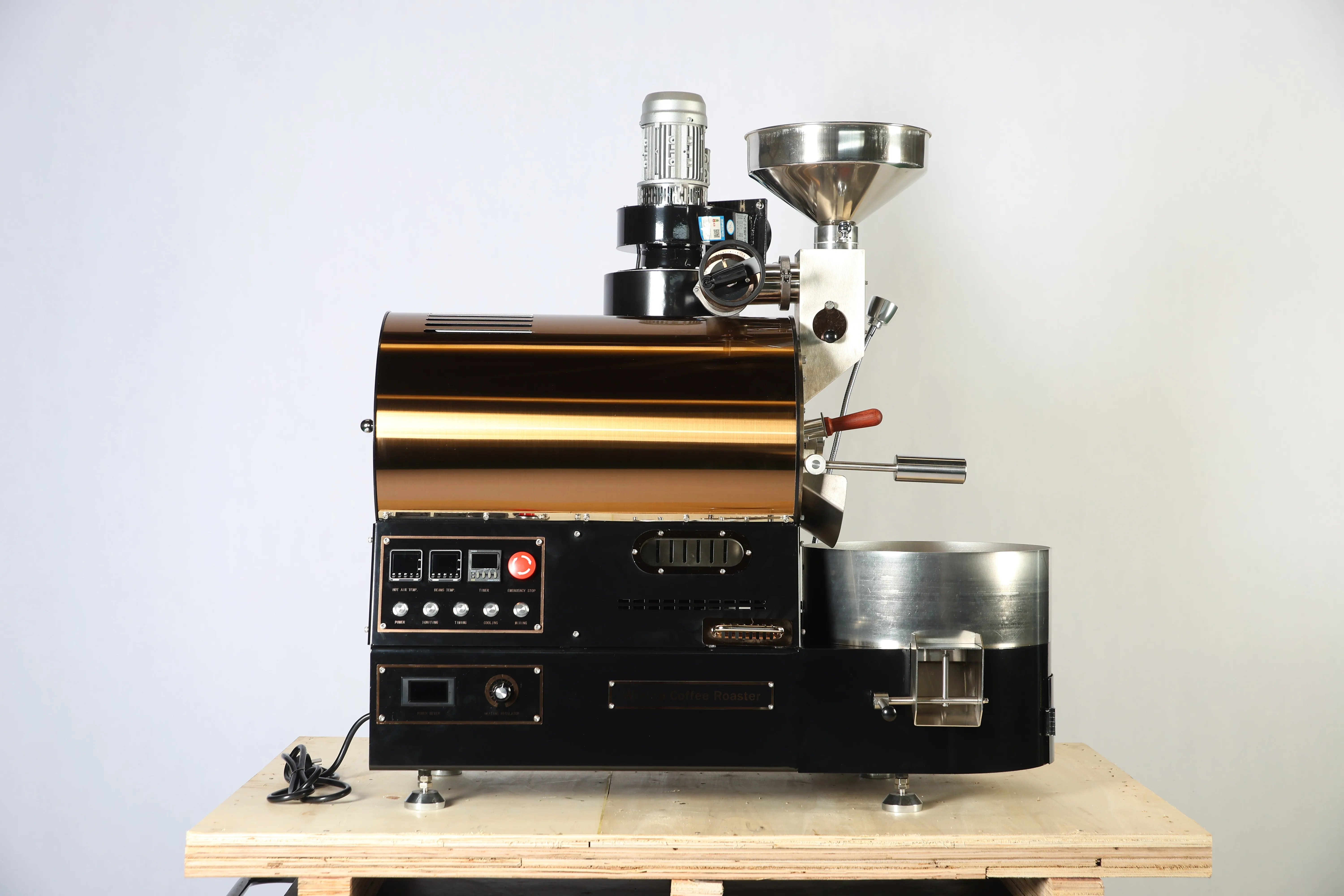 WINTOP WK-1 Commercial Coffee Roaster Machines 1kg Coffee Roasting Machine  Tostadoras De Cafe Button